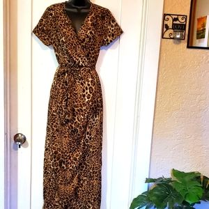 Kimono Leopard print wrap